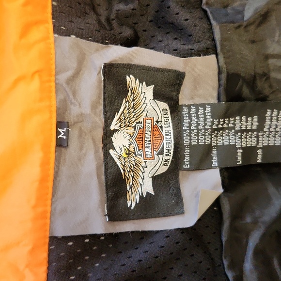 Womens Rain Suit, Harley-Davidson, Medium, Gray. - Picture 7 of 14